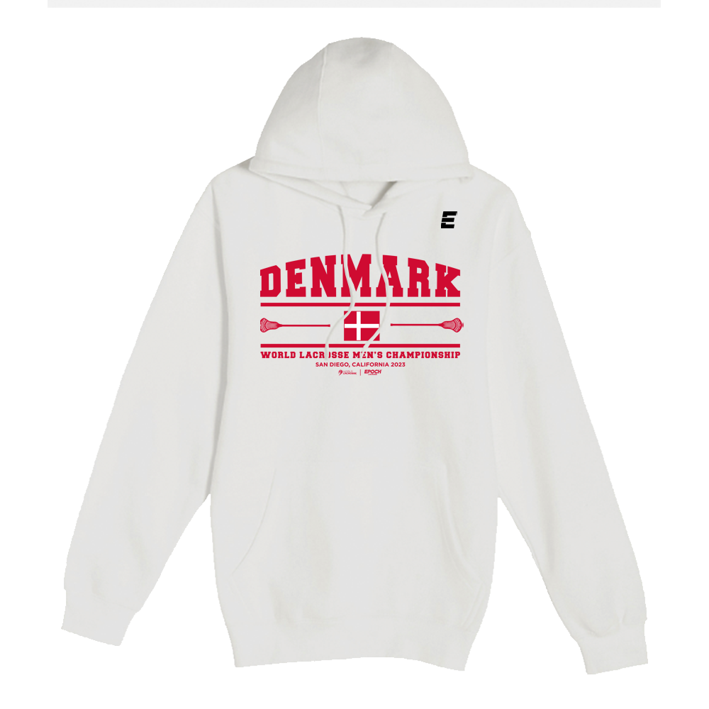Vild Tag væk Seaport Denmark Premium Unisex Hoodie Sweatshirt White – worldlacrosse