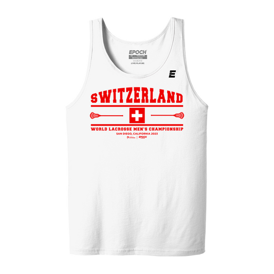 Switzerland Premium Mens Tank White