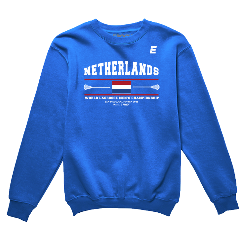 Netherlands Premium Unisex Crewneck Sweatshirt True Royal