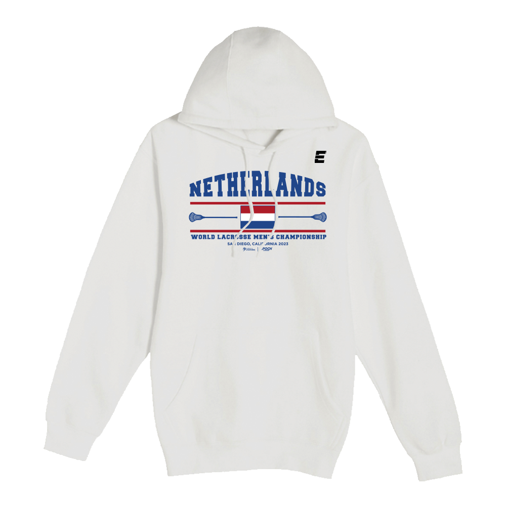 Netherlands Premium Unisex Hoodie Sweatshirt White