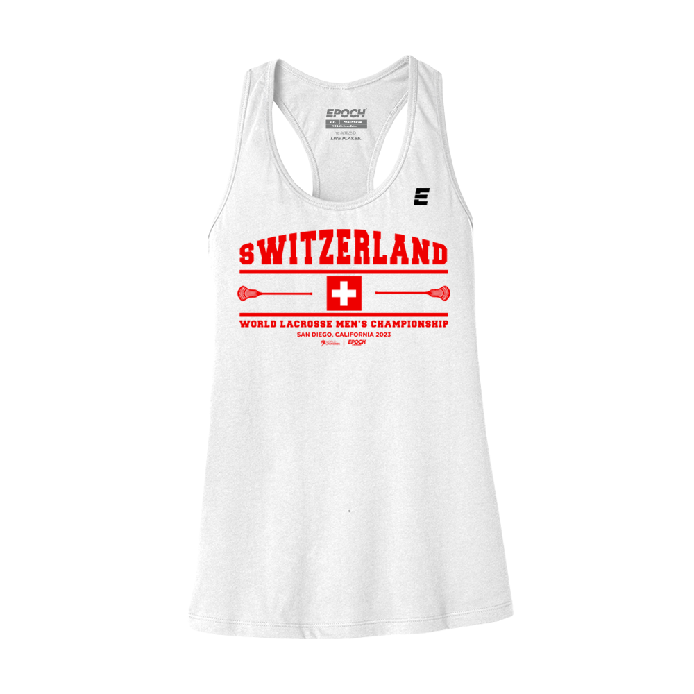Switzerland Premium Womens Tank White