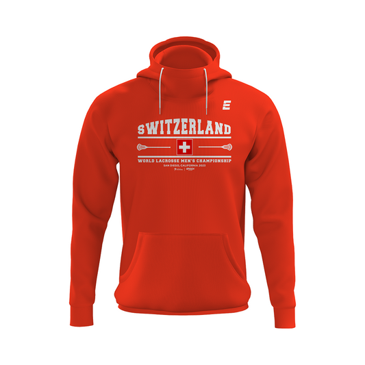 Switzerland Scuba Hoodie Red