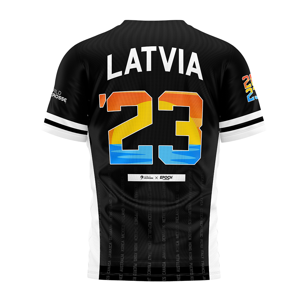 Latvia Commemorative Jersey - Black