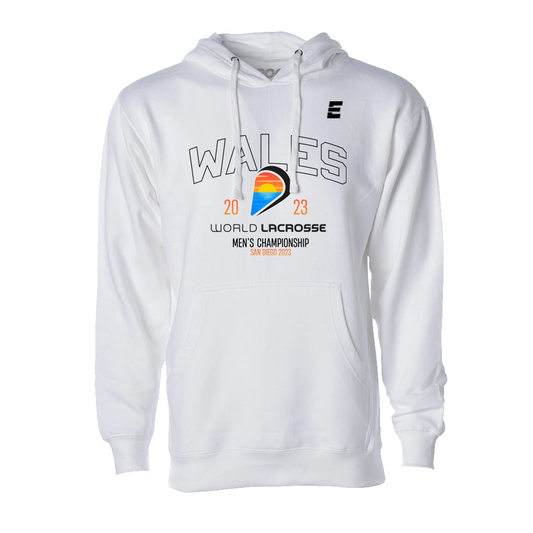 Wales Classic Unisex Hoodie White
