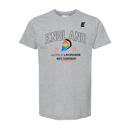 England Classic Unisex Short Sleeve Tee Athletic Grey