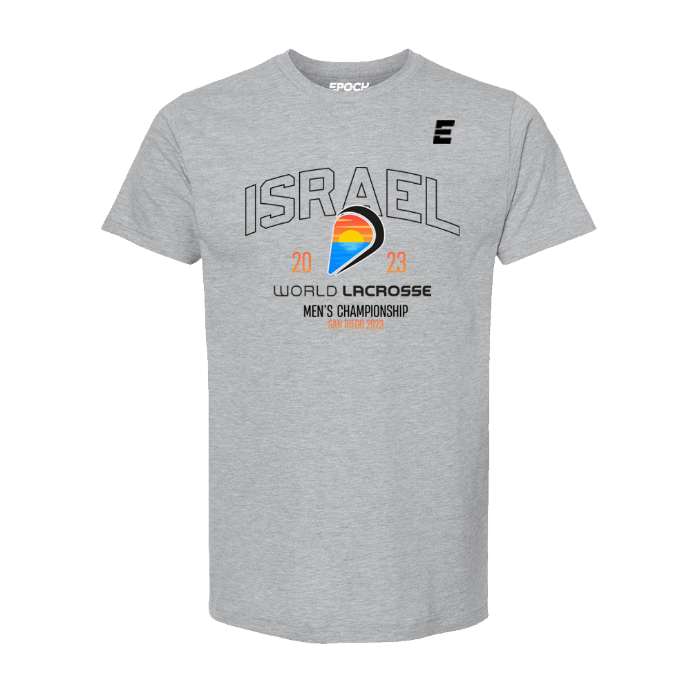 Israel Classic Unisex Short Sleeve Tee Athletic Grey