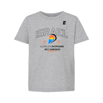 Israel Classic Youth Short Sleeve Tee Athletic Grey