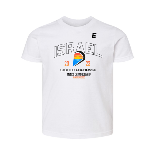 Israel Classic Youth Short Sleeve Tee White
