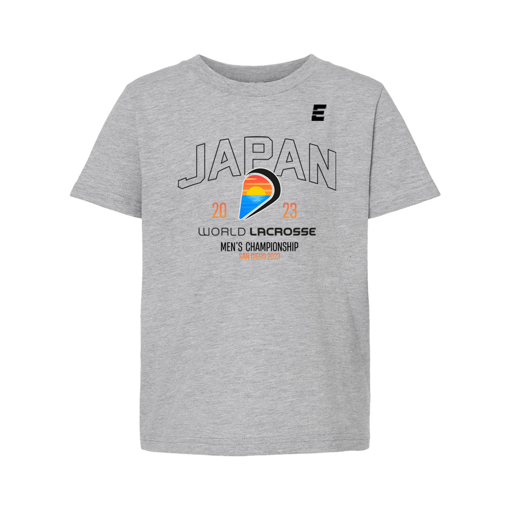 Japan Classic Youth Short Sleeve Tee Athletic Grey