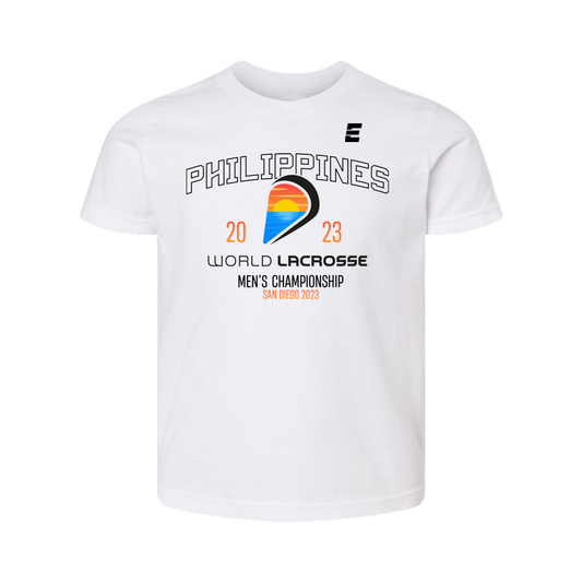 Philippines Classic Youth Short Sleeve Tee White