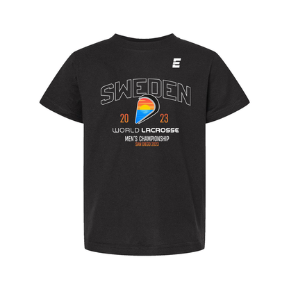 Sweden Classic Youth Short Sleeve Tee Black