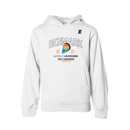 Denmark Classic Youth Hoodie White