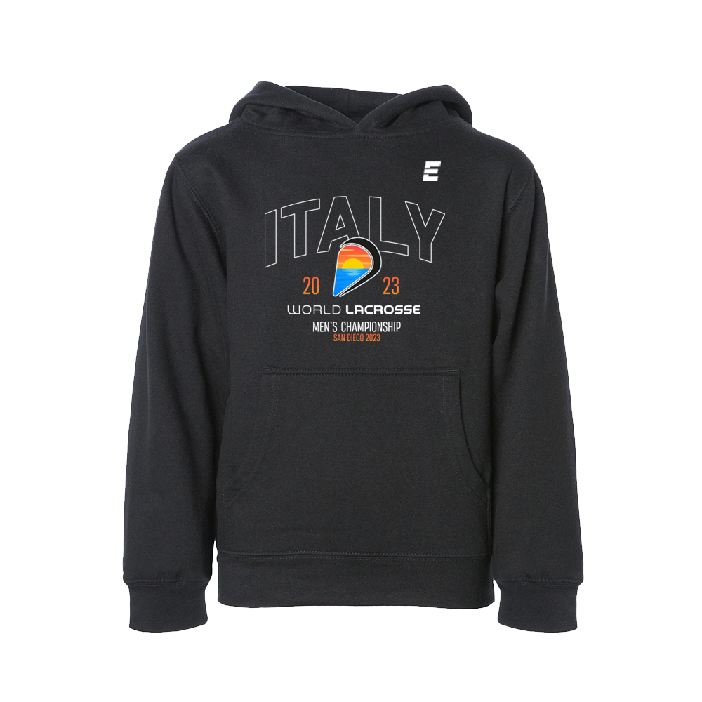 Italy Classic Youth Hoodie Black
