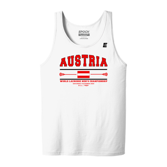 Austria Premium Mens Tank White