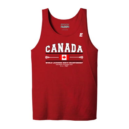 Canada Premium Mens Tank Red