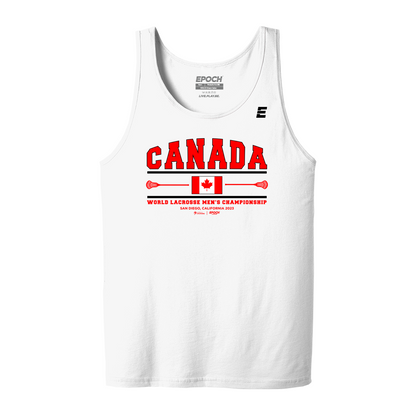 Canada Premium Mens Tank White
