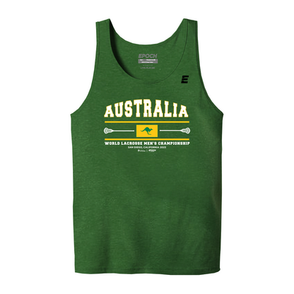Australia Premium Mens Tank Green