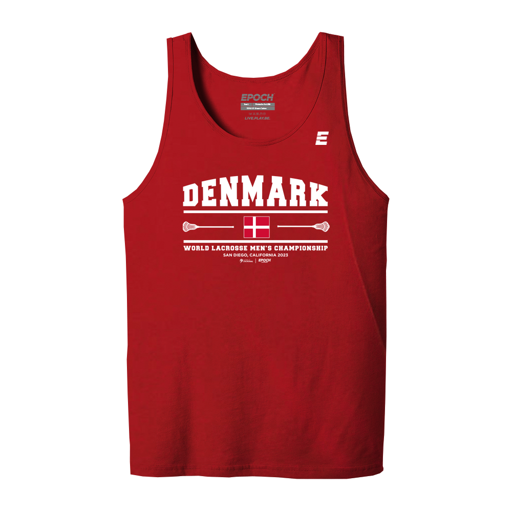 Denmark Premium Mens Tank Red