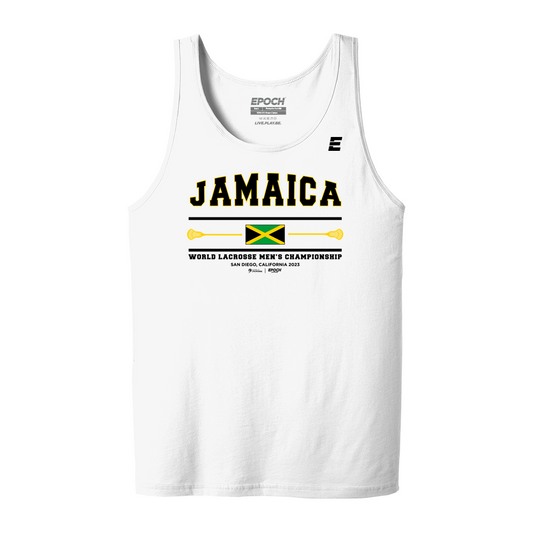 Jamaica Premium Mens Tank White