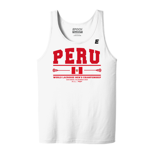 Peru Premium Mens Tank White