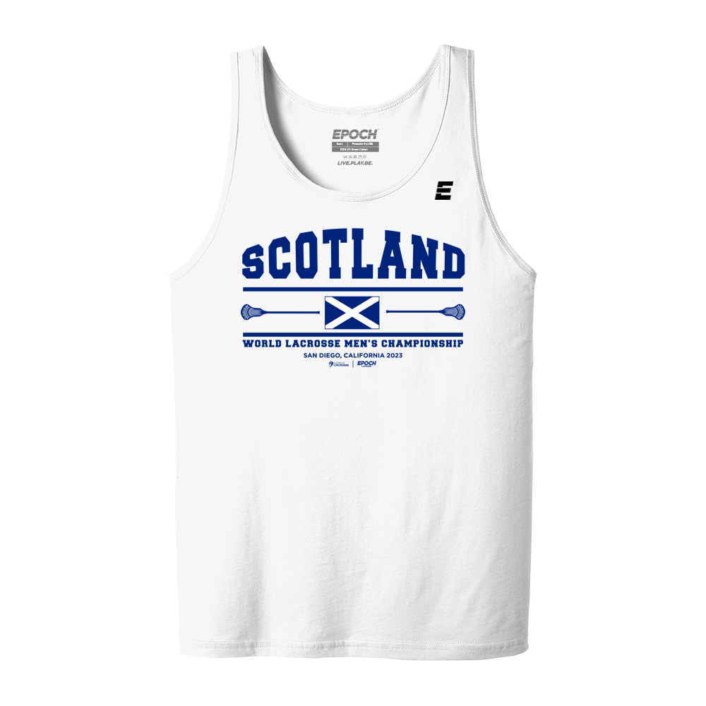 Scotland Premium Mens Tank White