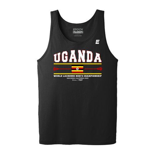 Uganda Premium Mens Tank Black