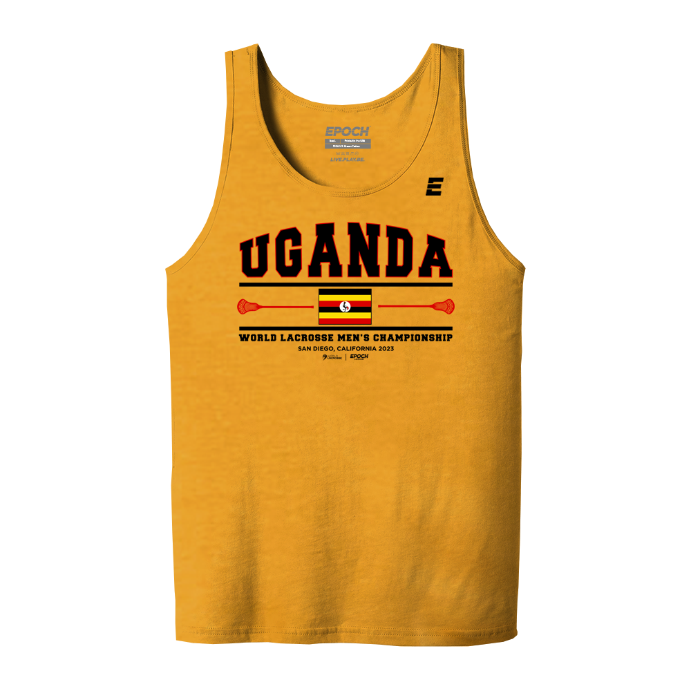 Uganda Premium Mens Tank Gold