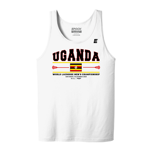Uganda Premium Mens Tank White