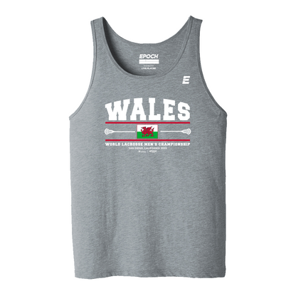 Wales Premium Mens Tank Athletic Grey