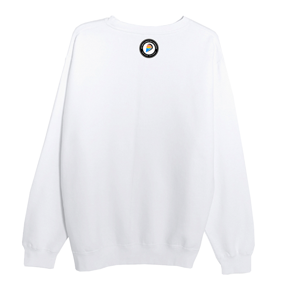 USA Premium Unisex Crewneck Sweatshirt White