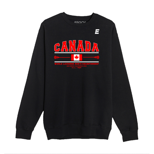 Canada Premium Unisex Crewneck Sweatshirt Black