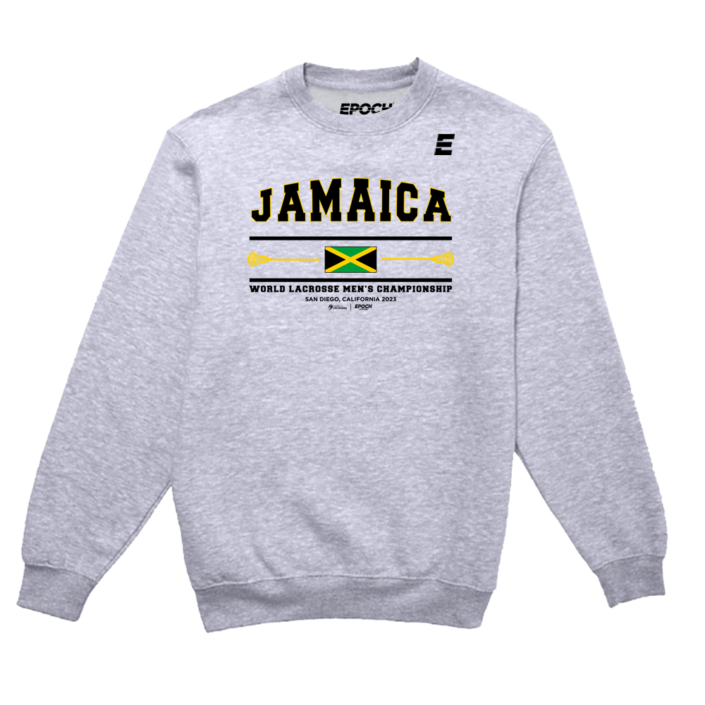 Jamaica Premium Unisex Crewneck Sweatshirt Athletic Grey