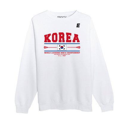 Korea Premium Unisex Crewneck Sweatshirt White