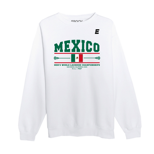 Mexico Premium Unisex Crewneck Sweatshirt White