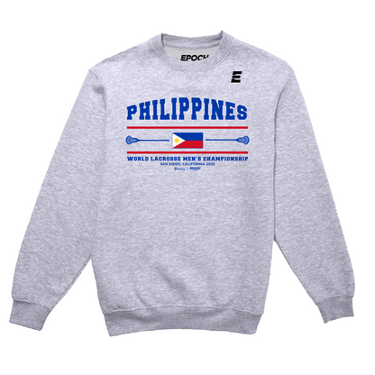 Philippines Premium Unisex Crewneck Sweatshirt Athletic Grey