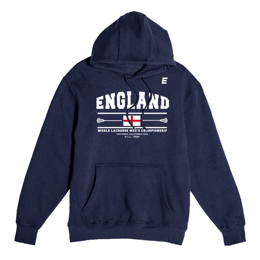 England Premium Unisex Hoodie Sweatshirt Navy