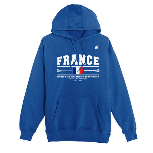 France Premium Unisex Hoodie Sweatshirt True Royal