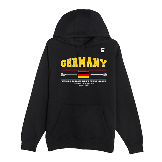 Germany Premium Unisex Hoodie Sweatshirt Black