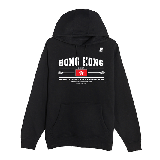 Hong Kong Premium Unisex Hoodie Sweatshirt Black
