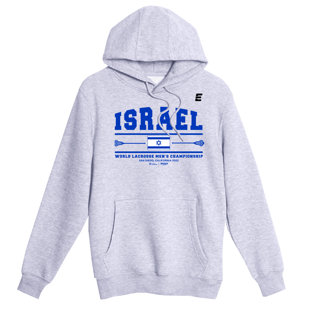 Israel Premium Unisex Hoodie Sweatshirt Athletic Grey
