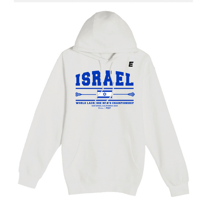 Israel Premium Unisex Hoodie Sweatshirt White