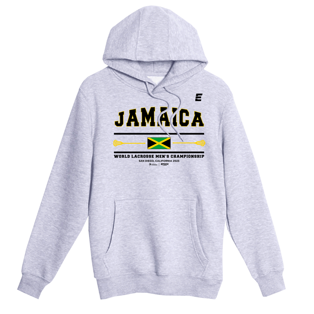 Jamaica Premium Unisex Hoodie Sweatshirt Athletic Grey