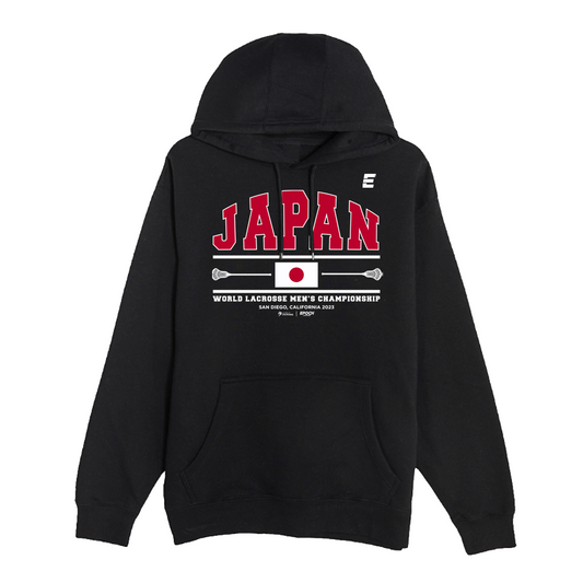 Japan Premium Unisex Hoodie Sweatshirt Black