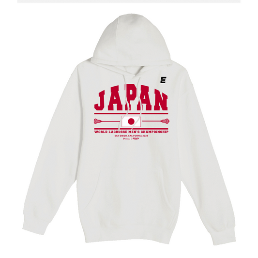 Japan Premium Unisex Hoodie Sweatshirt White