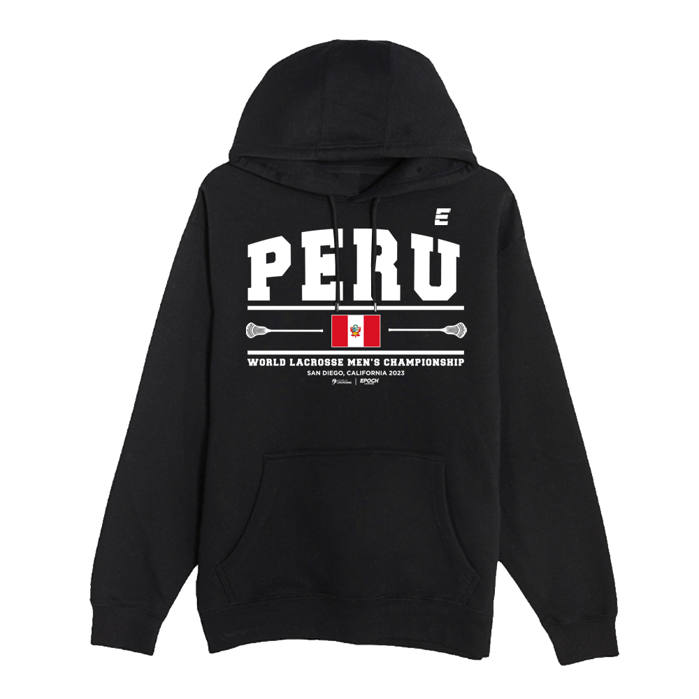 Peru Premium Unisex Hoodie Sweatshirt Black