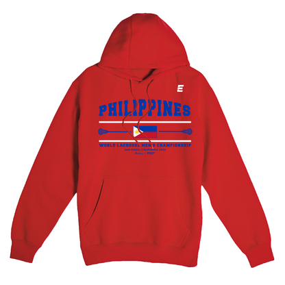 Philippines Premium Unisex Hoodie Sweatshirt Red