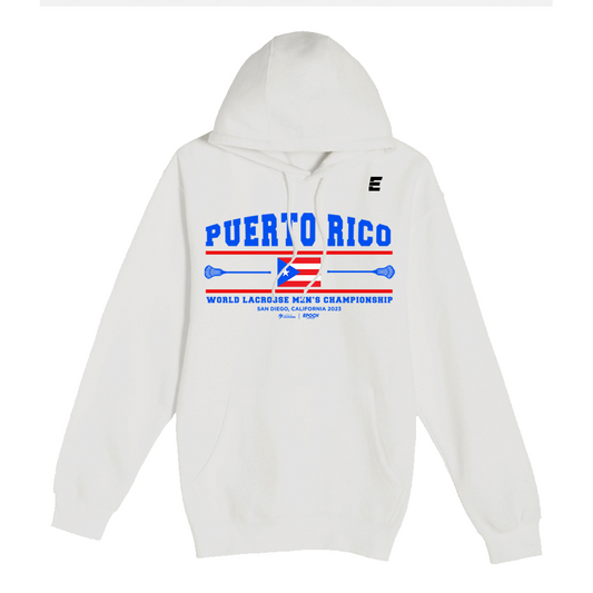 Puerto Rico Premium Unisex Hoodie Sweatshirt White