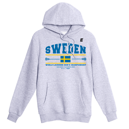 Sweden Premium Unisex Hoodie Sweatshirt Athletic Grey