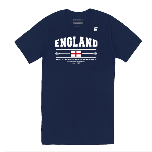 England Premium Unisex Short Sleeve Tee Navy