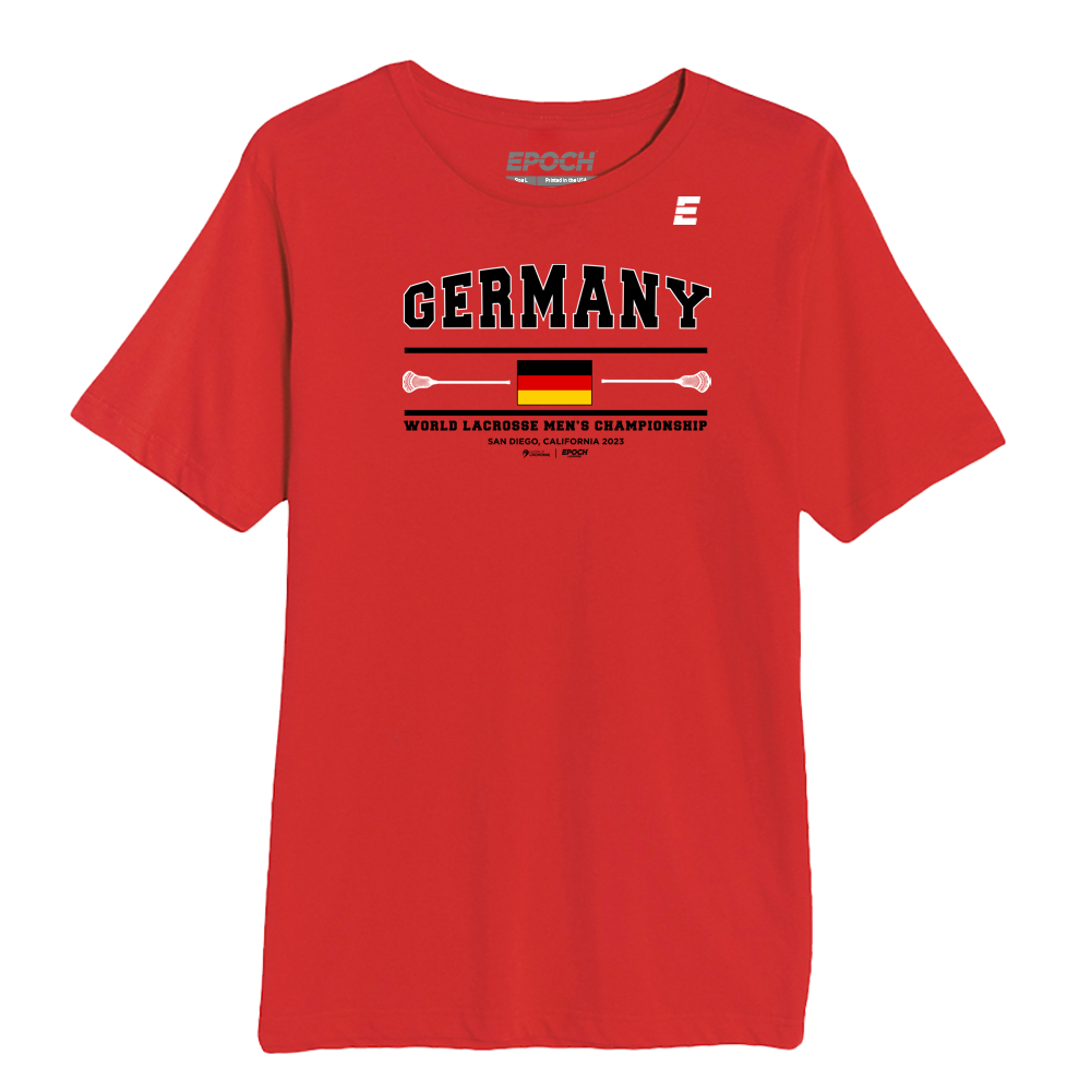 Germany Premium Unisex Short Sleeve Tee Red